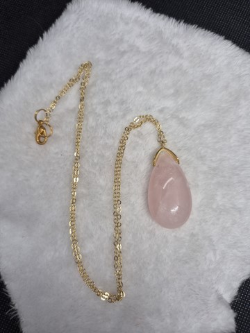 Collier de Quartz Rose