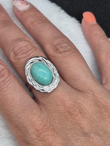 Bague en Amazonite