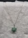Collier Merkabah Aventurine Verte